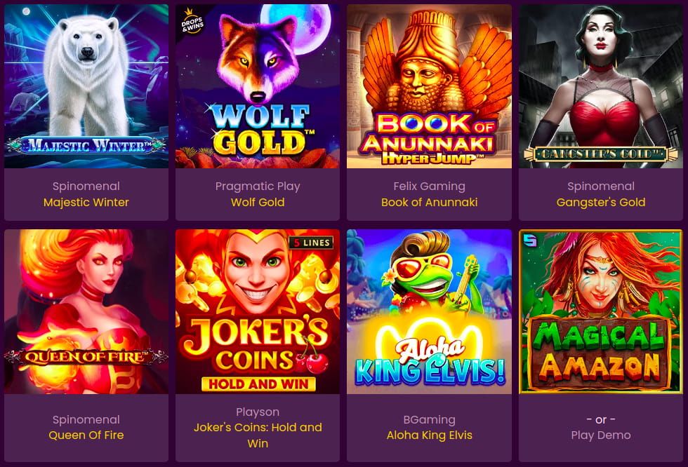 Sloty Online Bizzo Casino